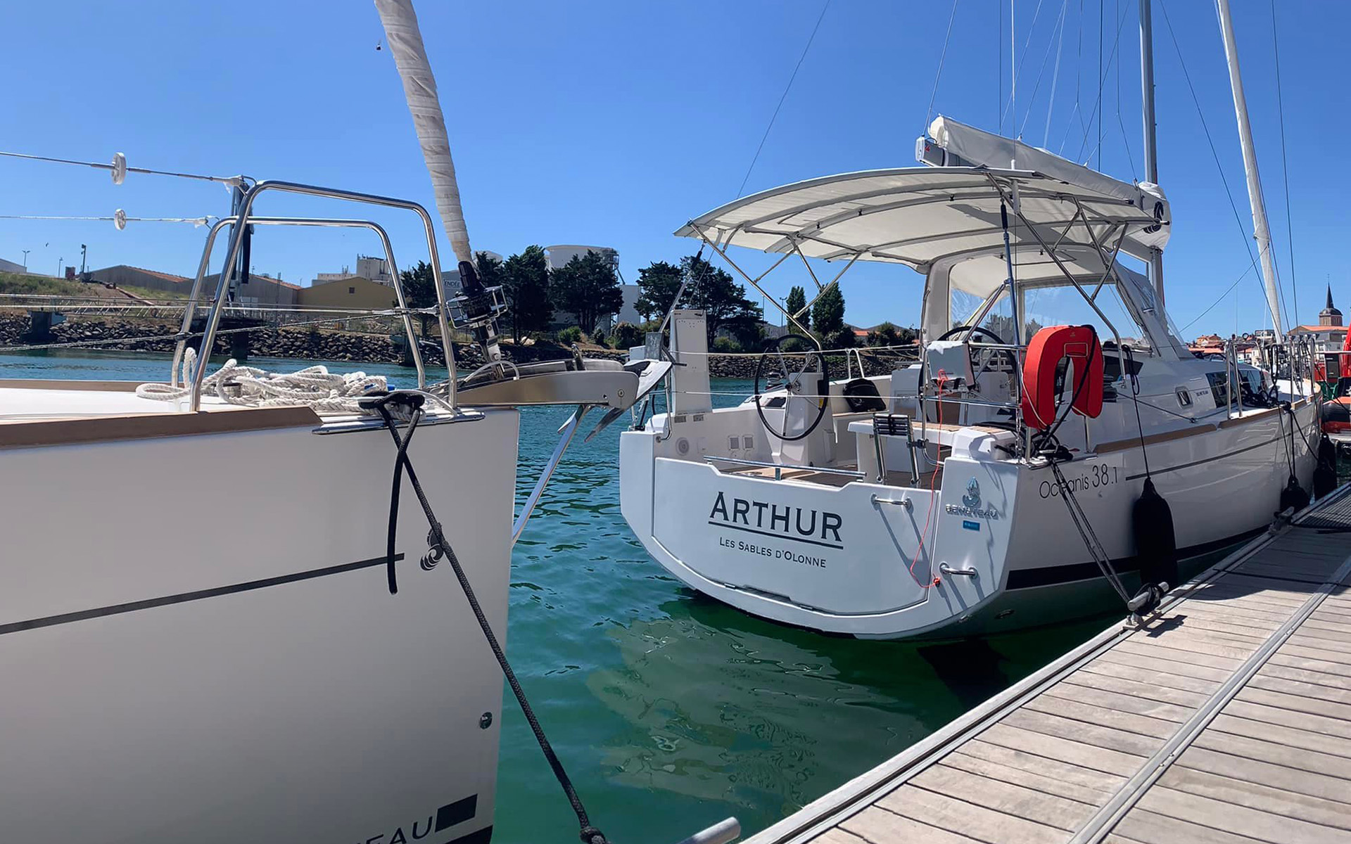 Livraison et baptême d'Arthur aux Sables d'Olonne