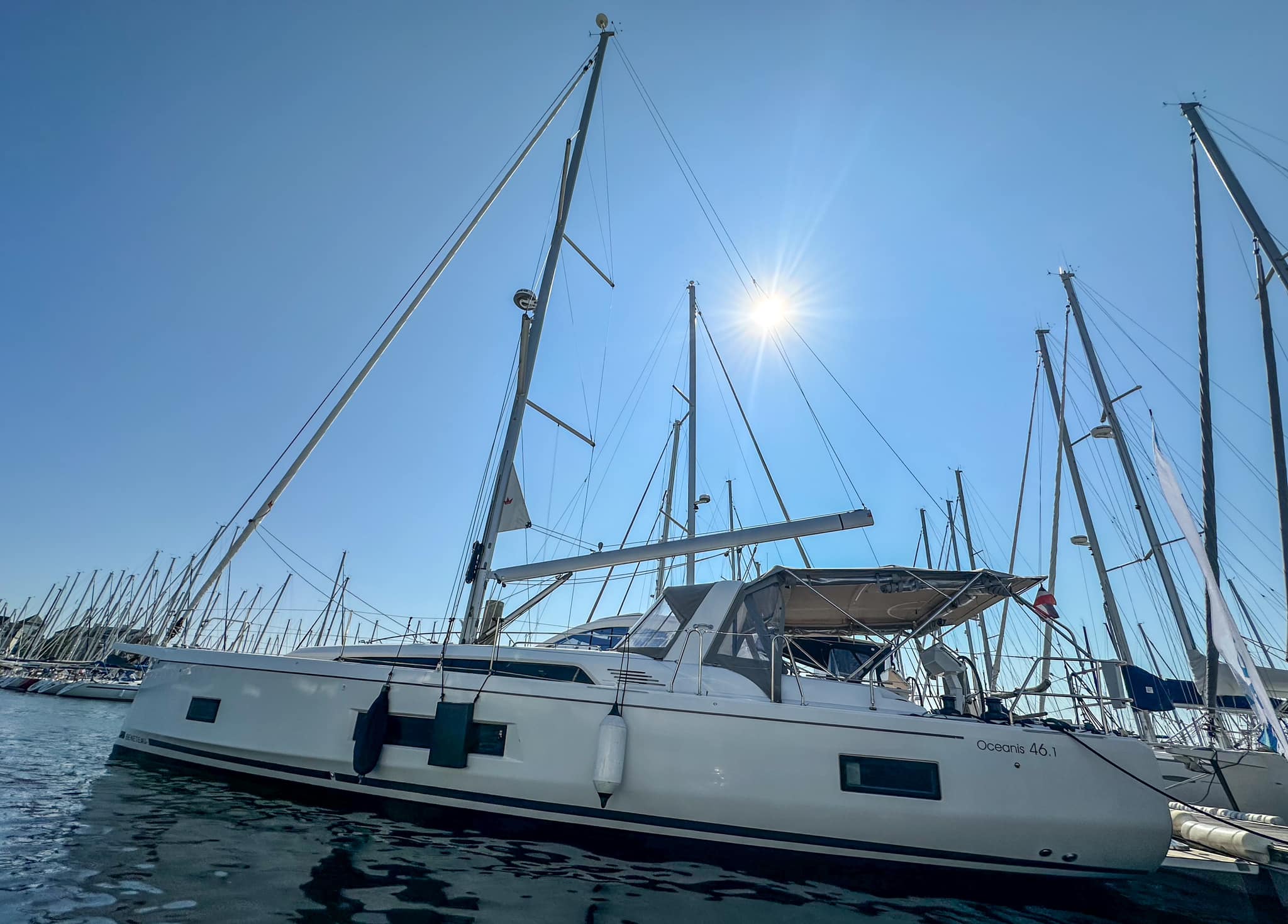 Livraison d'un Océanis 46.1 au  Crouesty